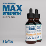 Full Spectrum CBD oil - Maximum Strength 4800 mg (60 mL) - Element Health LLC