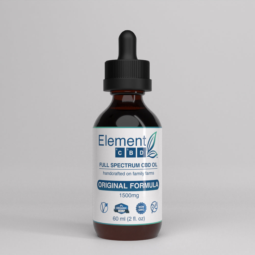 Full Spectrum CBD Oil - Original Formula 1500 mg (60 mL) – Element 