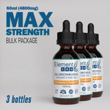 Full Spectrum CBD oil - Maximum Strength 4800 mg (60 mL) - Element Health LLC