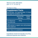 Full Spectrum CBD Oil - Original Formula 1500 mg (60 mL) - Element Health LLC