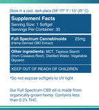 Full Spectrum CBD Softgels  -  30 per bottle - Element Health LLC