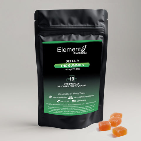 Delta-9 THC Gummies - 10mg per serving- 10 per pack