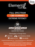 Extreme Potency CBD Gummies - THC/CBN Enhanced - 30 per pack