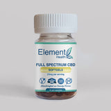 Full Spectrum CBD Softgels  -  30 per bottle - Element Health LLC
